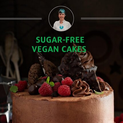 Sugar-Free Vegan Cakes Workshop banner